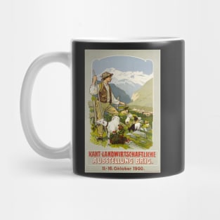 Brig, Kant-Landwirtschaftliche Ausstellung,Travel Poster Mug